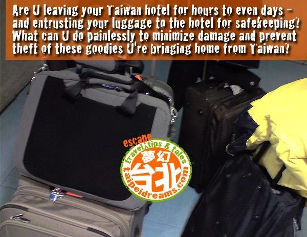 3 Painless Tips To Leave Your Luggage Safely In Taiwan Hotel!