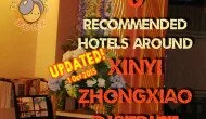 Xinyi hotels, Zhongxiao hotels, Daan hotels,