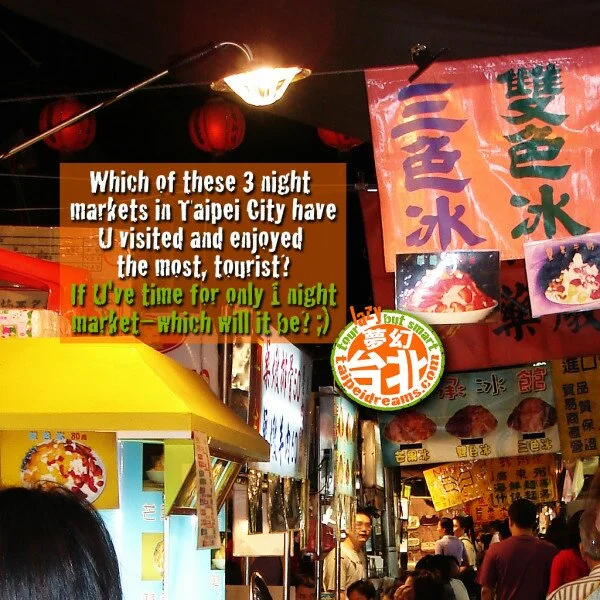 Top 3 Taiwanese Night Markets In Taipei City!